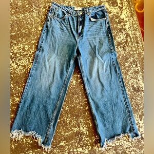 Free People cropped jeans